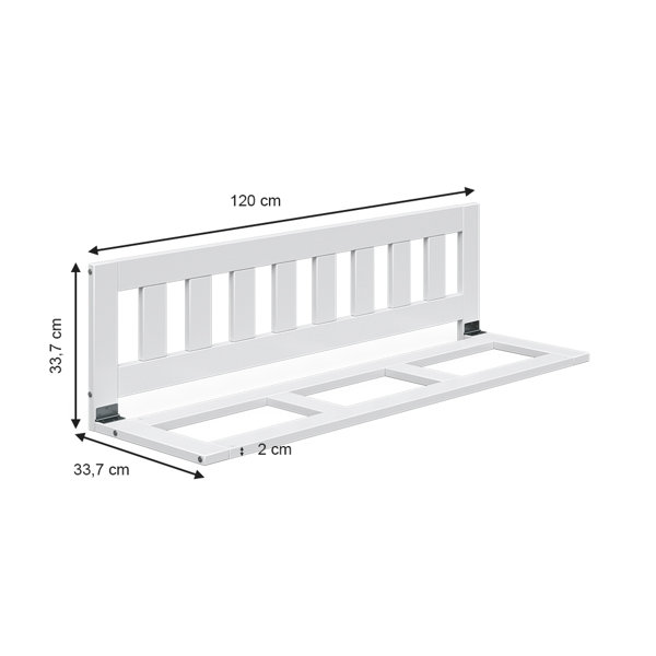 Symple Stuff Bodulf Fall Out Protection for Cot Bed Safety Guard